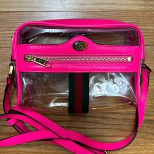 Gucci Clear Ophidia Crossbody Bag